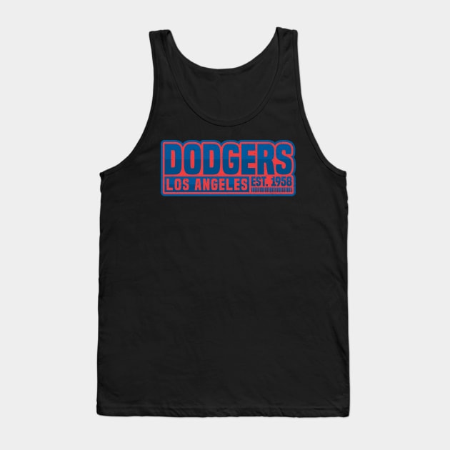 Los Angeles Dodgers 01 Tank Top by yasminkul